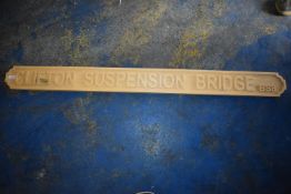 *Wooden Sign “Banksy Graffiti Art Bristol”