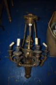 *Heavy Brass Chandelier