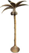 *Decorative Bamboo & Cane Palm Tree Lamp