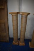 *Pair of Pedestal Columns