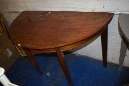 *Mahogany Half Round Table