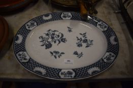 *Blue & White Meat Plate