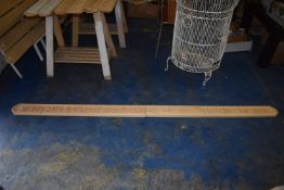 *Wooden Sign ”If You Have a Library and a Garden You Have Everything You Need”