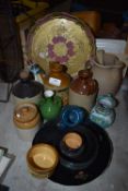 *Collection of Stoneware Jars, Melamine Bowls, Glassware, etc.
