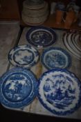 *Willow pattern Plates and Bowls