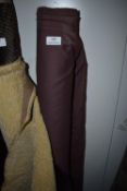 *Roll of Plum Velvet Upholstery Cloth