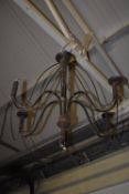 *Wrought Iron Six Branch Candelabra