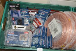 *12x Rolls of Copper Brake Piping, Brake Ends, Brake Flange Tool, 2x Sealey 250pc Brake Pipe Nut