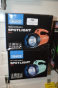 *2x Draper Rechargeable Spotlights