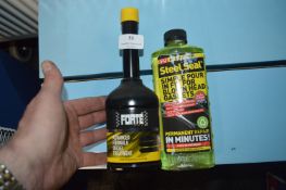 *400ml of Forte Advanced Formula Diesel Treatment, and 473ml of Steel Sealer