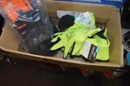 *2x Pairs of Trade Shock Impact Work Glove Size: 9, and 4x Pairs of Precision Work Gloves Size: M