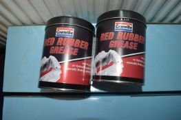 *2x 500g of Granville Red Rubber Grease
