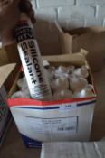 *12x 310ml of Granville White Silicone Sealer