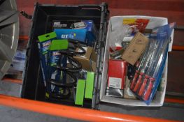 *Two Containers of Motor Parts and Returns