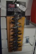 *Siegen Tool S0845 10pc 3/8 Square Drive Flare Nut Crows Foot Metric Spanner Set