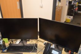 *Two Huawei 24” Monitors