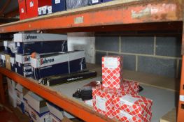 *~12 Assorted Fahren and Monroe Shock Absorbers, plus a Fuel Filter, Brushes, Timing Belt, etc.