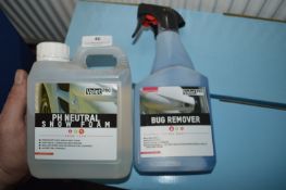*1L of Valet Pro pH Neutral Snow Foam, and 500ml of Valet Pro Bug Remover