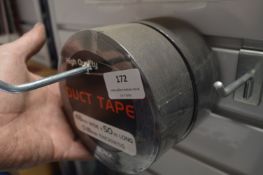 *2x Roll of 48mm x 50m Black Duct Tape