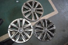 *3x Used VW Alloys 15”