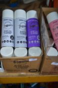 *12x Designer Fragrances Air Freshener & Sanitiser Blast Cans