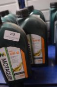 *2x 1L of Mota Quip 10Wx40 MQV Motor Oil