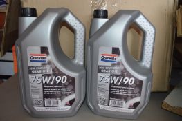 *2x 5L of Granville 75W/90 Semi Synthetic Gear Oil