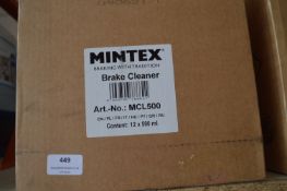 *12x 500ml of Mintex Brake Cleaner