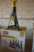 *Pair of Sealey AS3Y Premier 3-ton Axel Stands