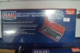 *Sealey AK693 32pc 1/2” Square Drive Metric & Imperial Socket Set