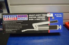 *Sealey AK4402 Heavy Duty Twin Piston Grease Gun