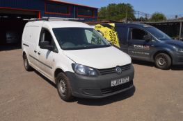 *VW Caddy TDI in White, Reg: LJ64 UTZ, Mileage: 152279, 5-Speed Manual, Two Side and Two Rear Doors