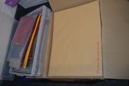 *Quantity of 465x540 Envelopes, and a Tub of Assorted Zip Pouches