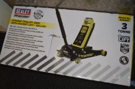 *Sealey Premier 3040AY 3ton Trolley Jack with Rocket Lift