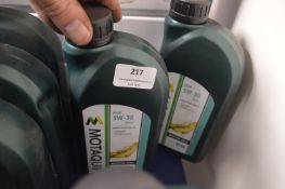 *2x 1L of Mota Quip MQB 50W 30 Motor Oil