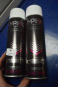 *2x 500ml of Mpex Gloss White Spray Paint