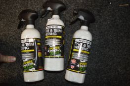 *3x 500ml of Power Max Tyre & Trim Dressing