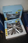 *Two Boxes of Four Ring 15” Premium Wheel Trims