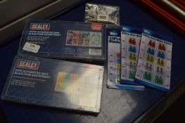 *Various Blade Fuses: 100pc Automotive Mixi, 36pc Automotive Maxi, 3x 10pc Auto Blade Fuses