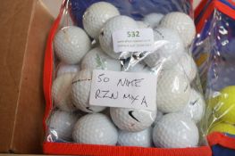 *50 Nike RZN Mixed A Golf Balls