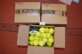 *Three Boxes of ~40 Assorted Yellow Golf Balls