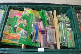 Tray Lot of Artificial Bait