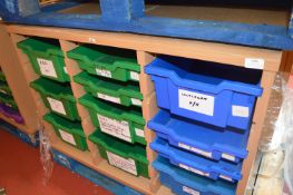 *Three Bay Eleven Tray Storage Unit 100x50cm x 70cm tall