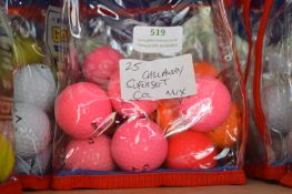 *25 Calloway Super Soft Mixed Colour Golf Balls