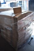 *Pallet Containing a Quantity of Small Cardboard Boxes