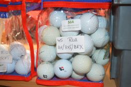 *45 Tour BX/BXs and BRX Golf Balls