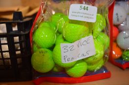 *32 Vice Pro Colours Golf Balls