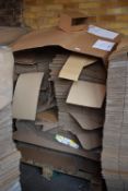 *Pallet Containing a Quantity of Small Cardboard Boxes