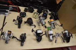 14 Assorted Salt and Fresh Water Fishing Reels Including Vintage Penn Delmar