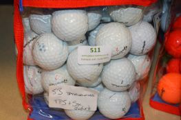 *53 Taylor Made TP5 & 5X Refurbished Golf Balls